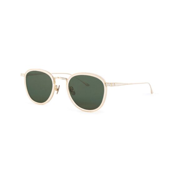 The beautiful Vasarely sunglasses in 18k Gold / Champagne